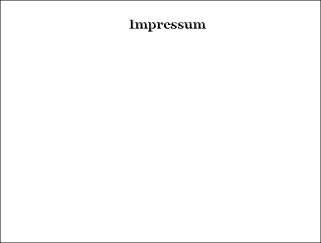 Impressum
